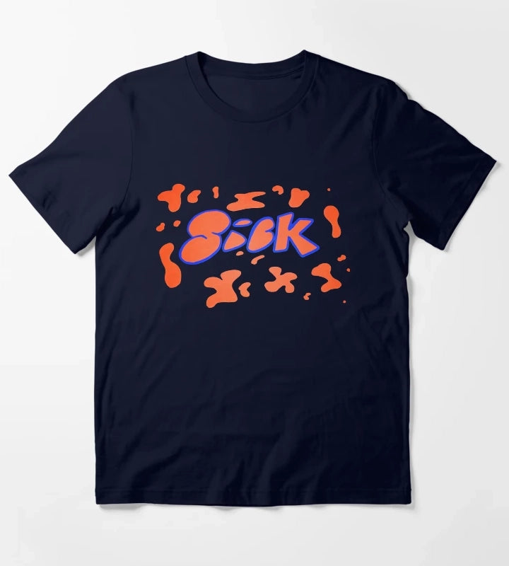 Sick Splatter T-Shirt Navy
