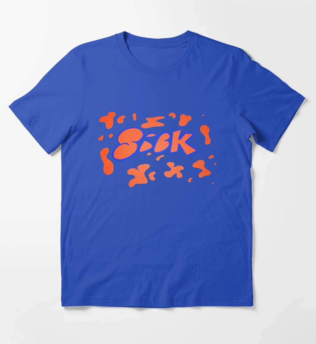 Sick Splatter T-Shirt Blue