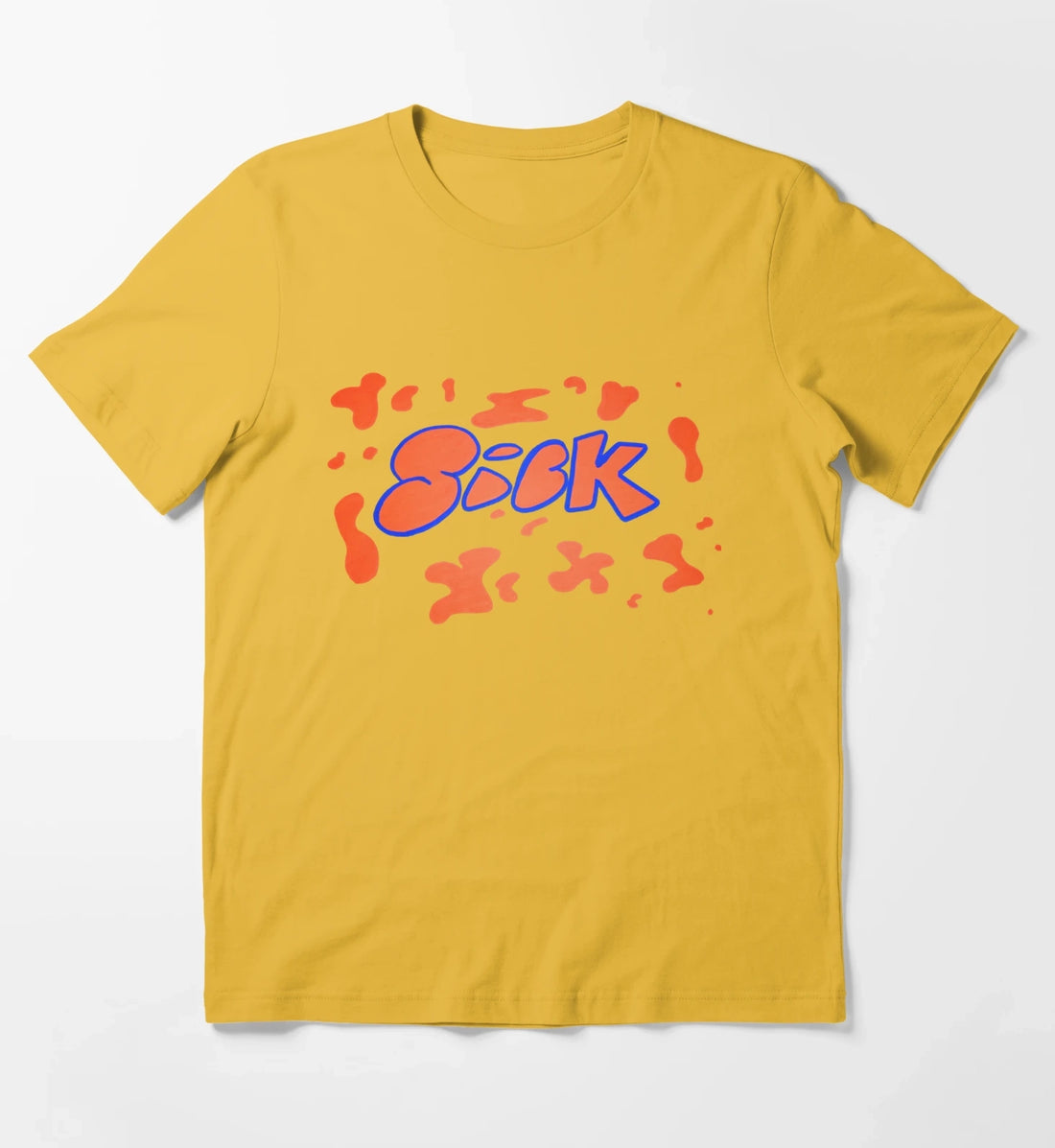 Sick Splatter T-Shirt Yellow
