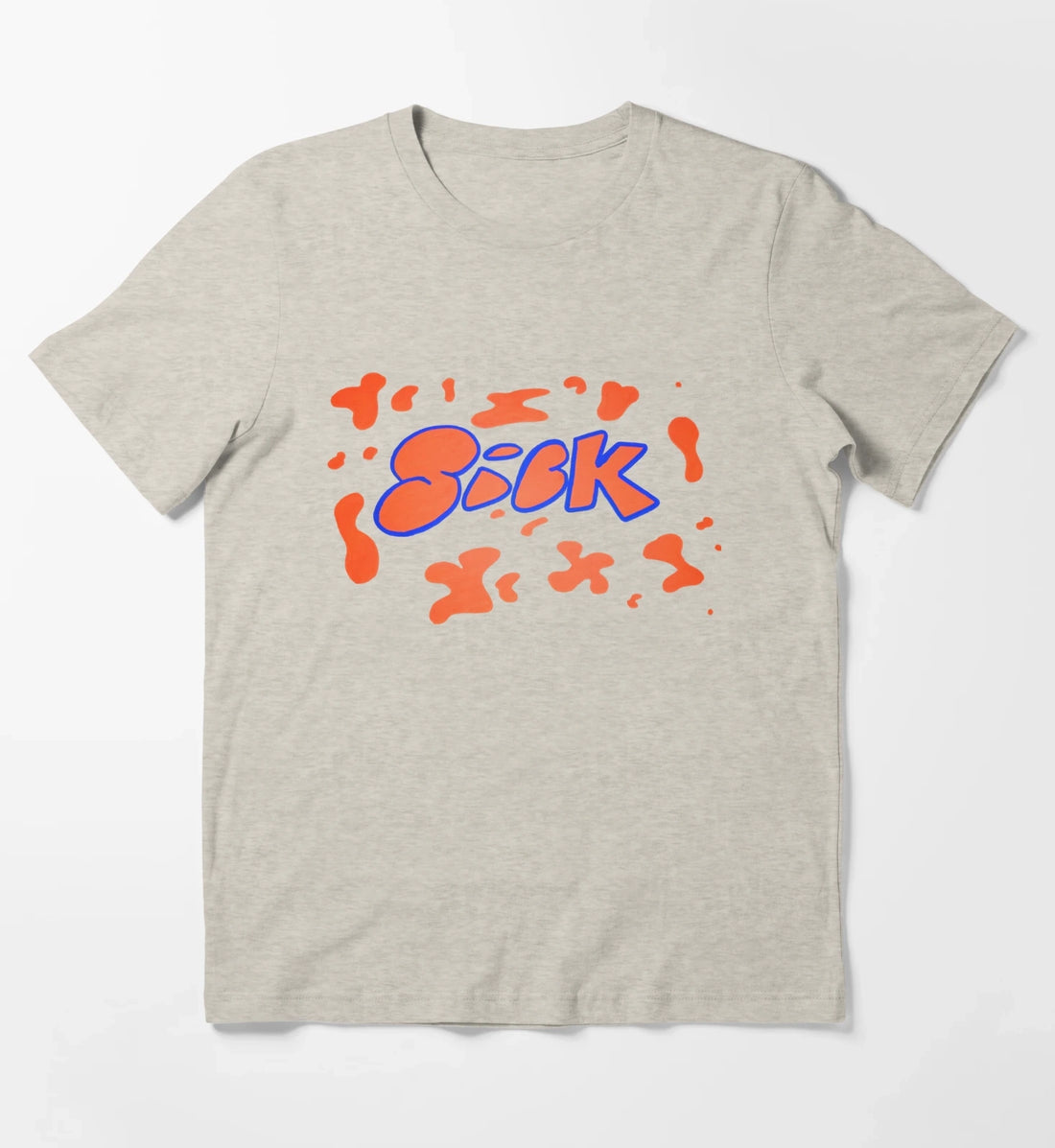 Sick Splatter T-Shirt Cream
