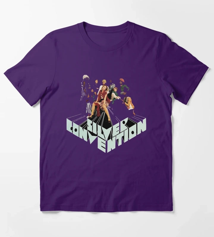 Silver Convention T-Shirt Purple