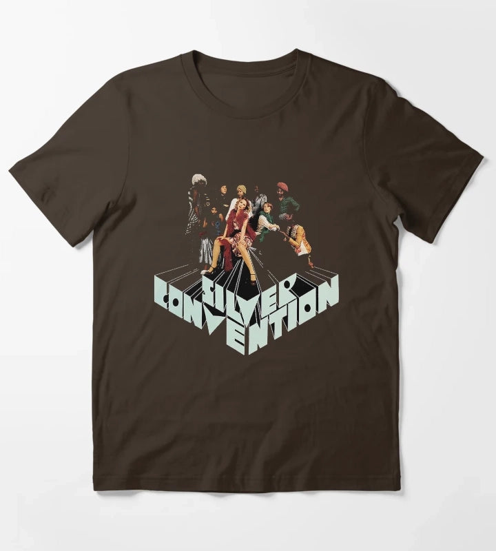 Silver Convention T-Shirt Brown