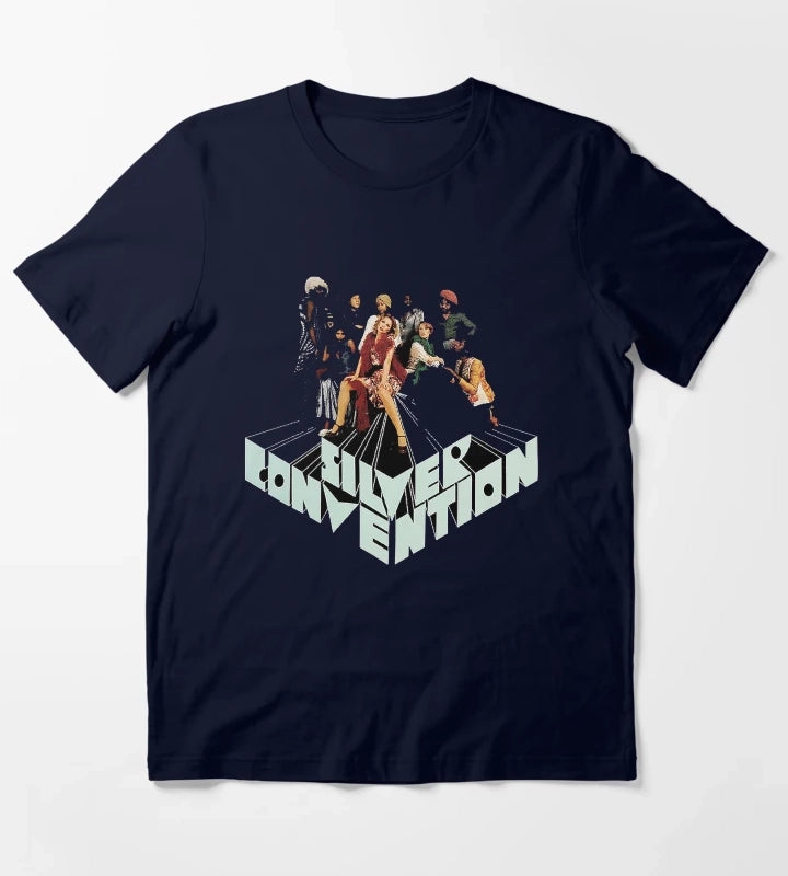 Silver Convention T-Shirt Navy
