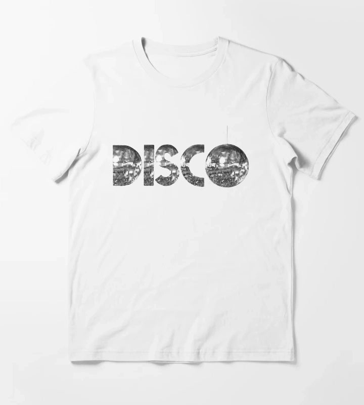 Silver Disco T-Shirt White