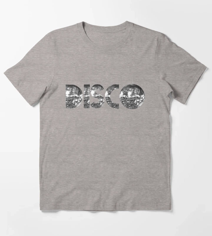 Silver Disco T-Shirt Heather Grey