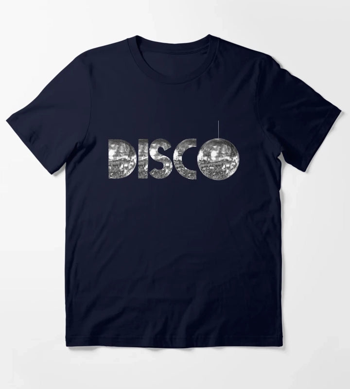 Silver Disco T-Shirt Navy