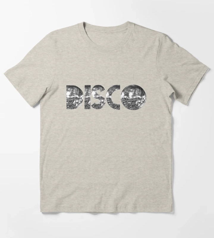 Silver Disco T-Shirt Cream