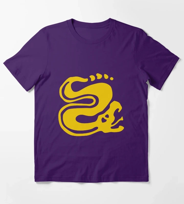 Silver Snakes T-Shirt Purple