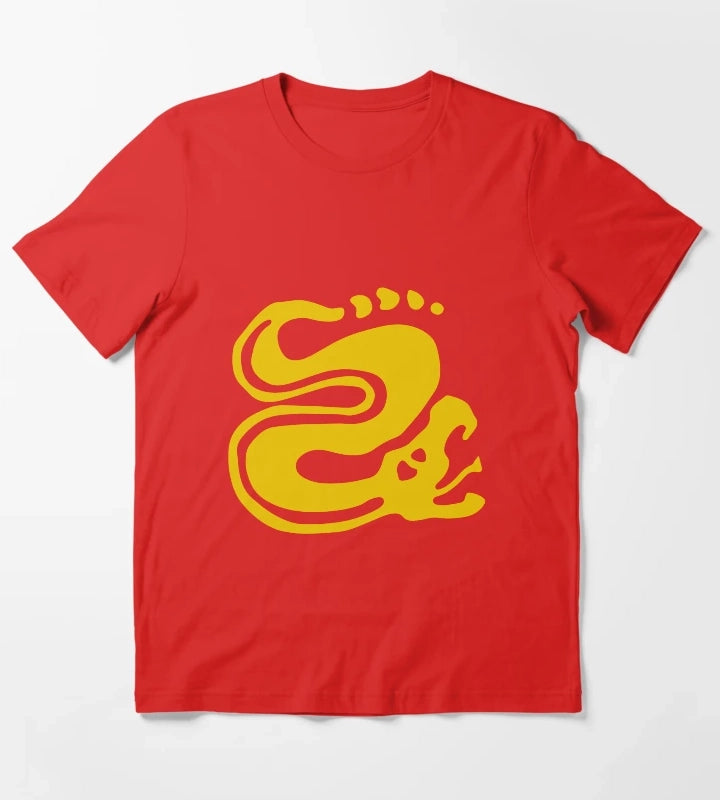 Silver Snakes T-Shirt Red
