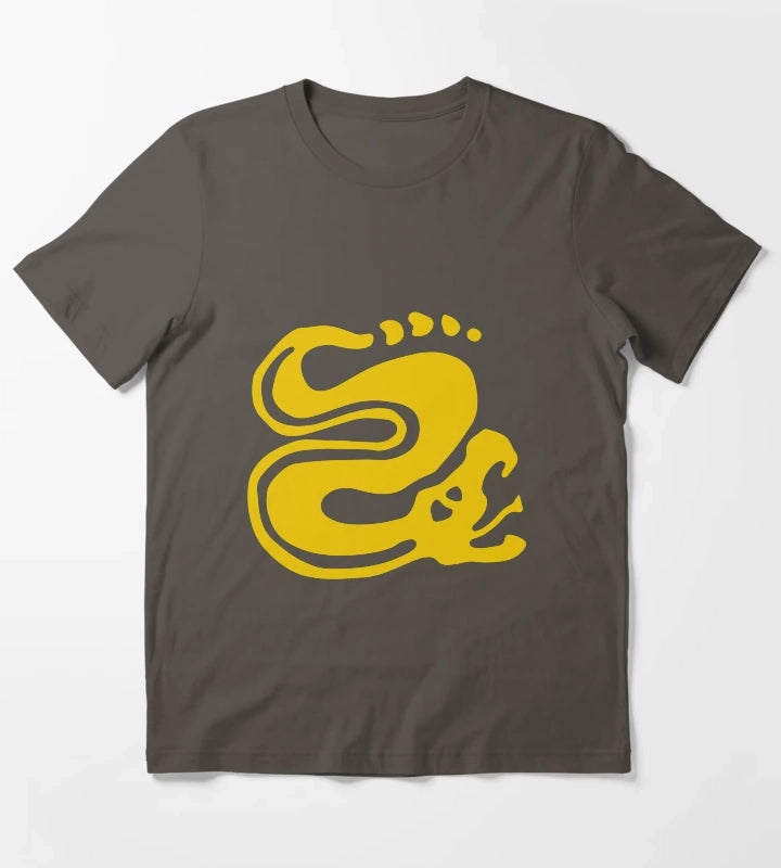 Silver Snakes T-Shirt Dark Grey