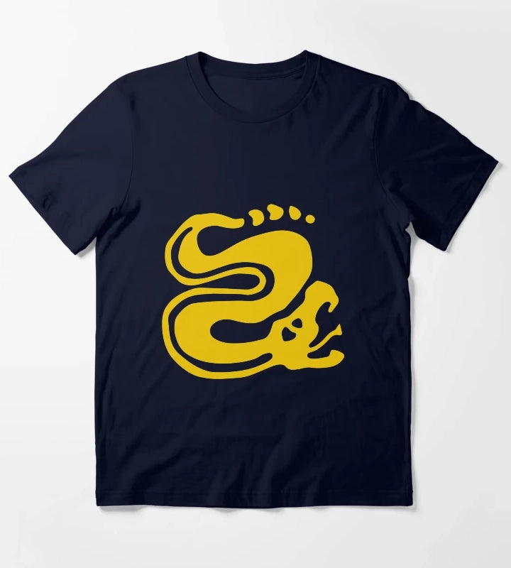 Silver Snakes T-Shirt Navy