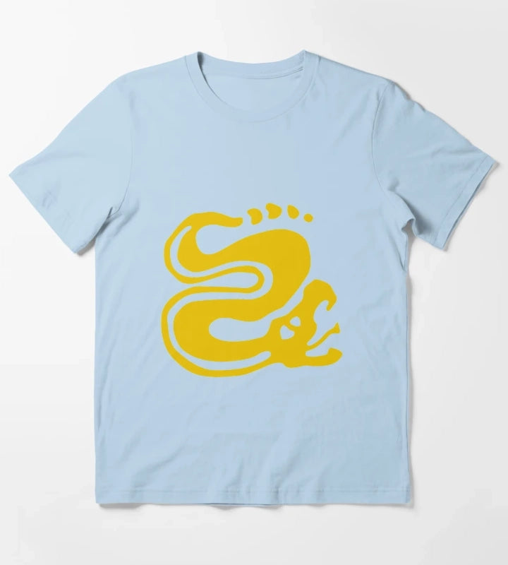 Silver Snakes T-Shirt Sky Blue