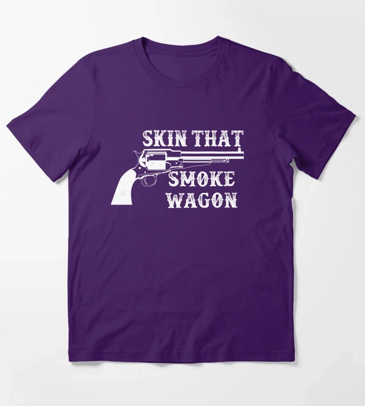 Skin That Smoke Wagon T-Shirt Purple