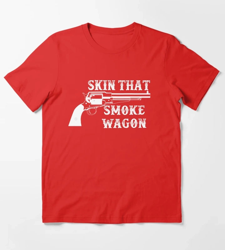 Skin That Smoke Wagon T-Shirt Red