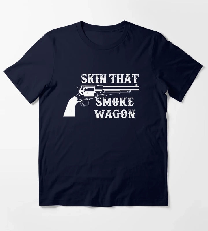 Skin That Smoke Wagon T-Shirt Navy