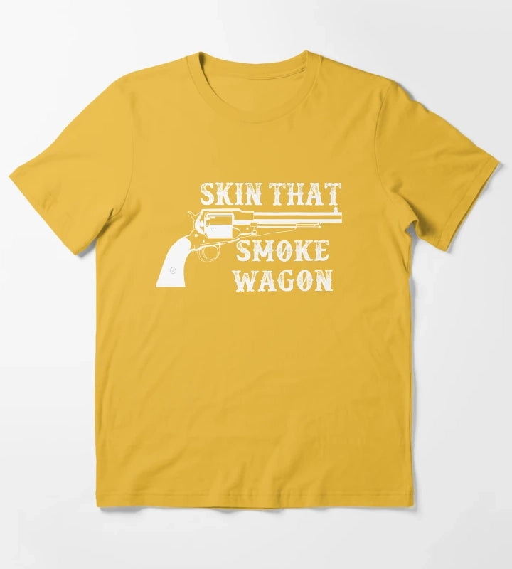 Skin That Smoke Wagon T-Shirt Yellow
