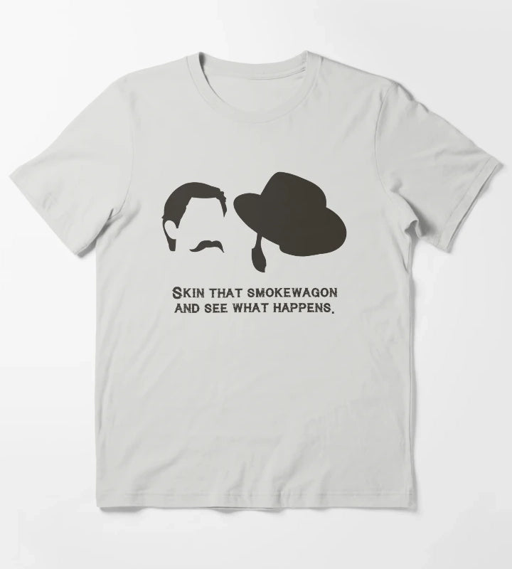 Skin that smokewagon T-Shirt Light Grey