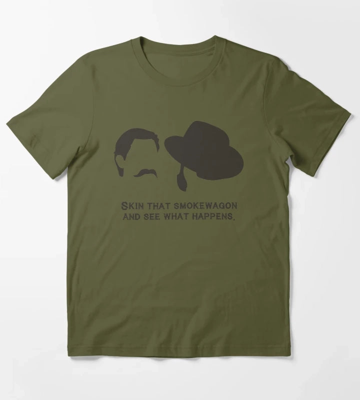 Skin that smokewagon T-Shirt Olive Green