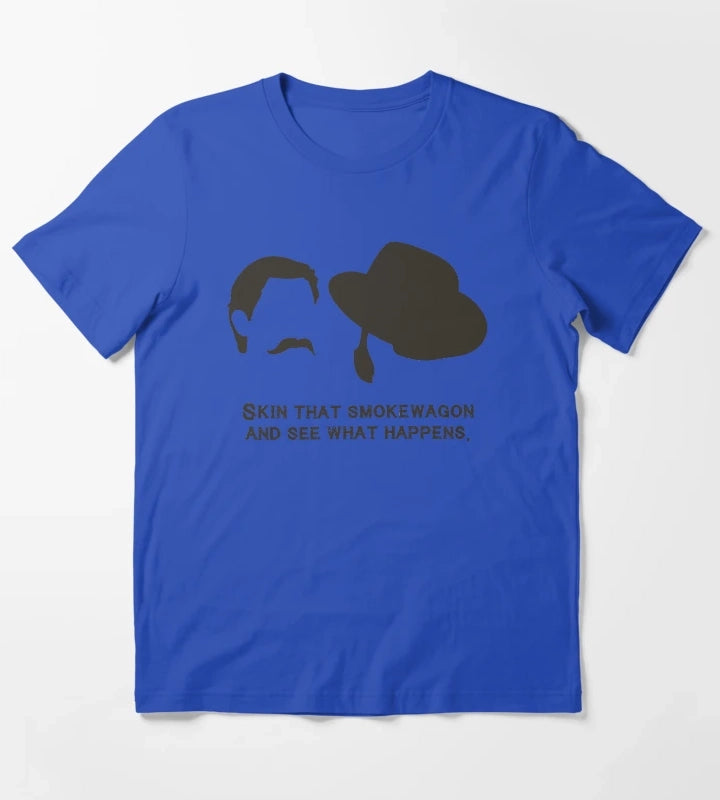 Skin that smokewagon T-Shirt Blue