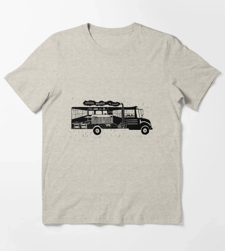 Skool Beans Cafe T-Shirt Cream