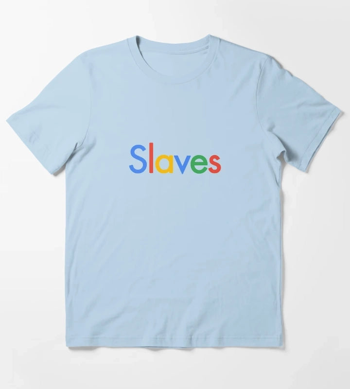 Slaves band search engine tee T-Shirt Sky Blue