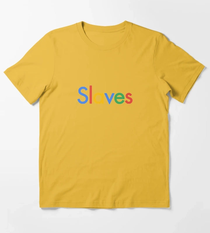 Slaves band search engine tee T-Shirt Yellow