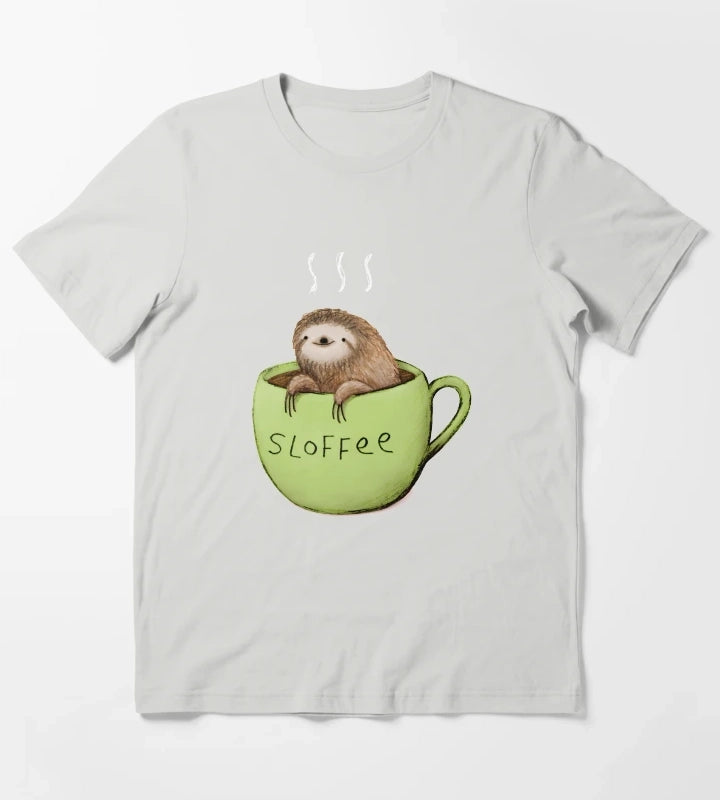 Sloffee T-Shirt Light Grey