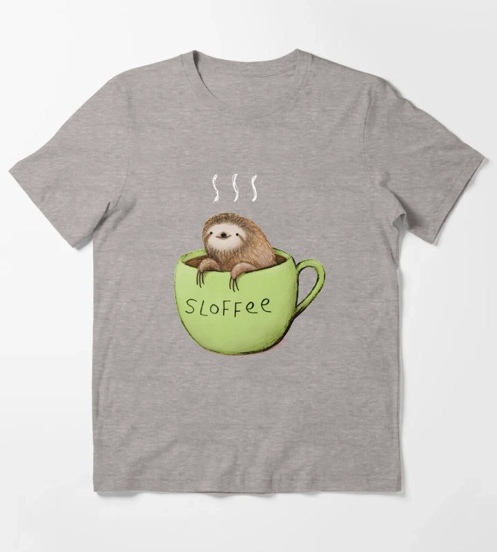 Sloffee T-Shirt Heather Grey