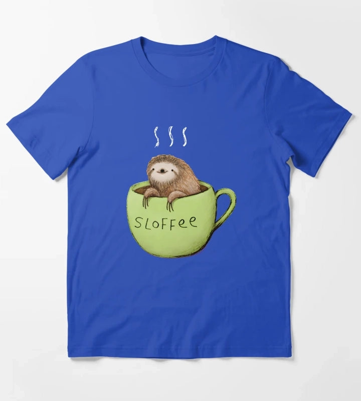 Sloffee T-Shirt Blue