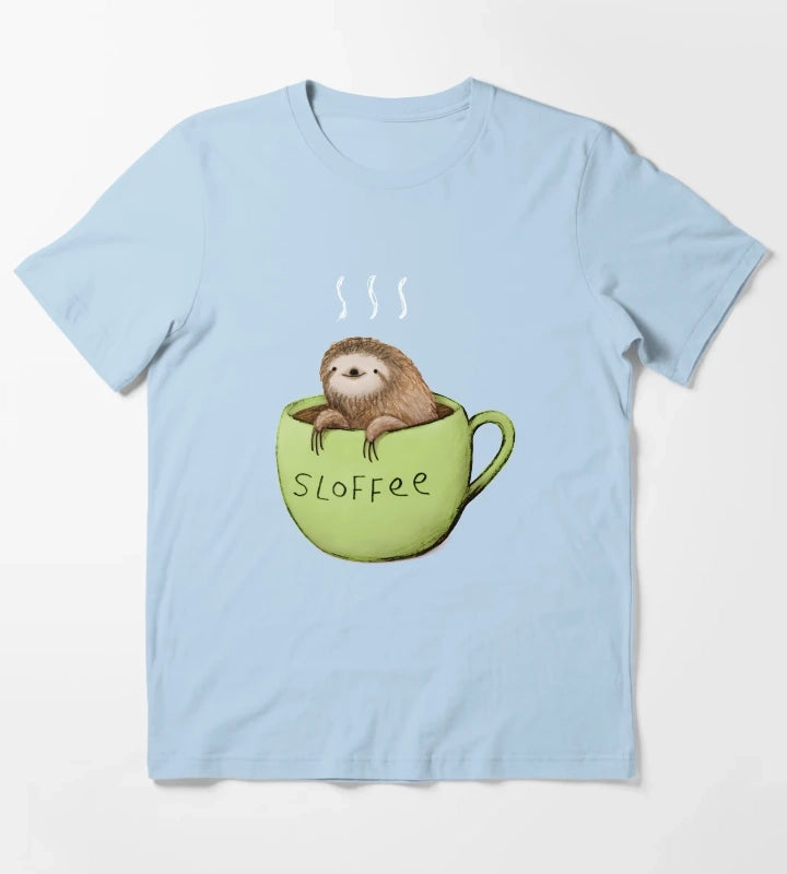 Sloffee T-Shirt Sky Blue