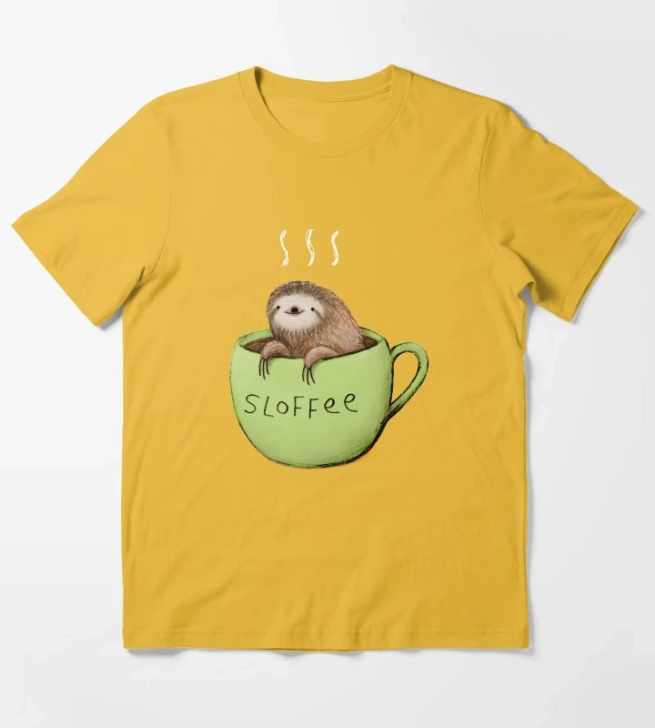 Sloffee T-Shirt Yellow