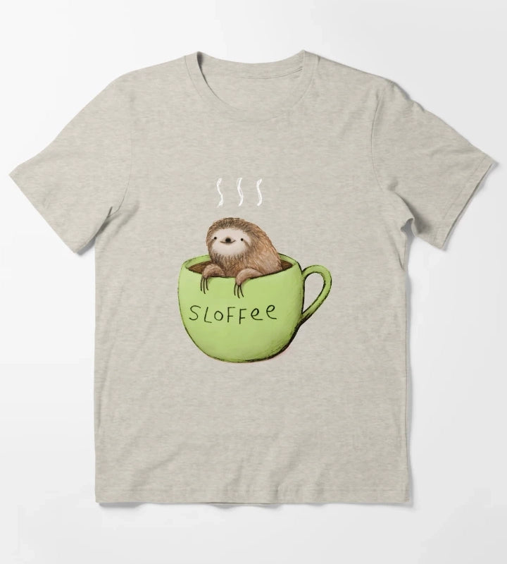 Sloffee T-Shirt Cream