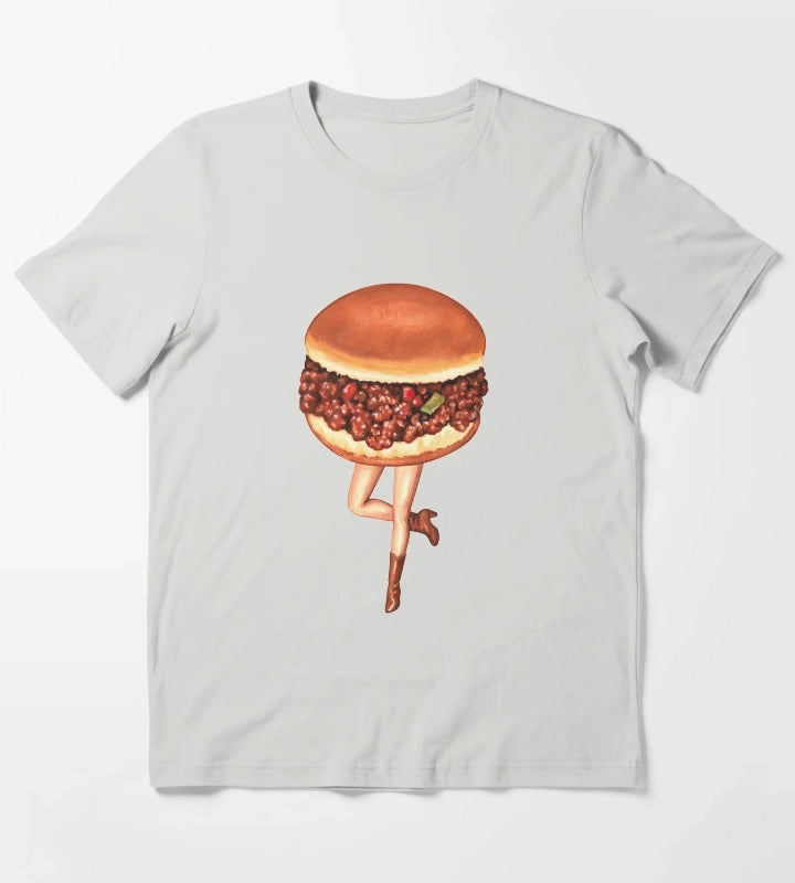 Sloppy Joe PinUp T-Shirt Light Grey
