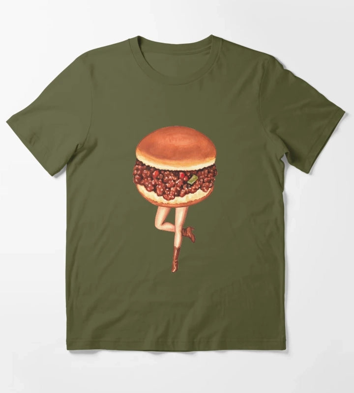 Sloppy Joe PinUp T-Shirt Olive Green