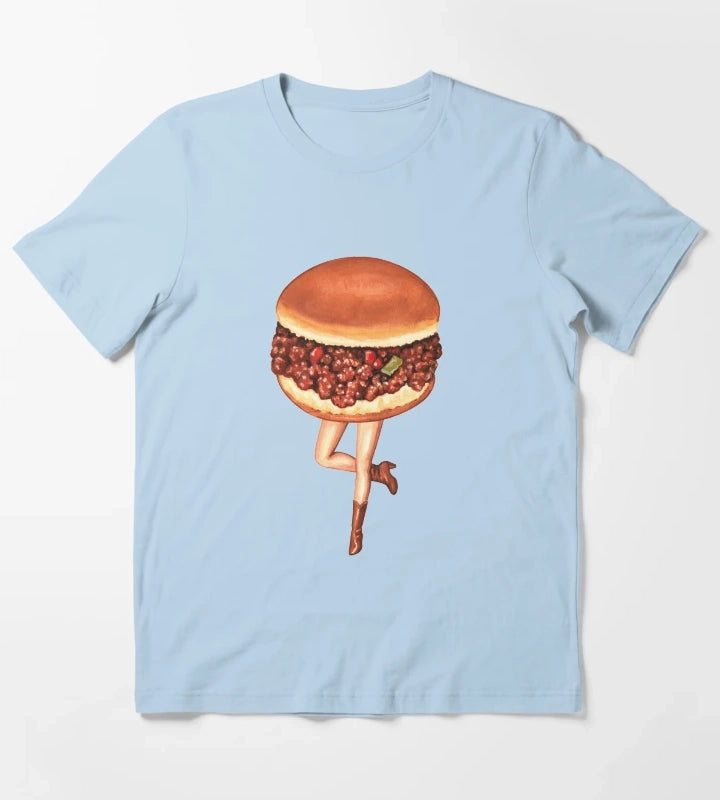 Sloppy Joe PinUp T-Shirt Sky Blue