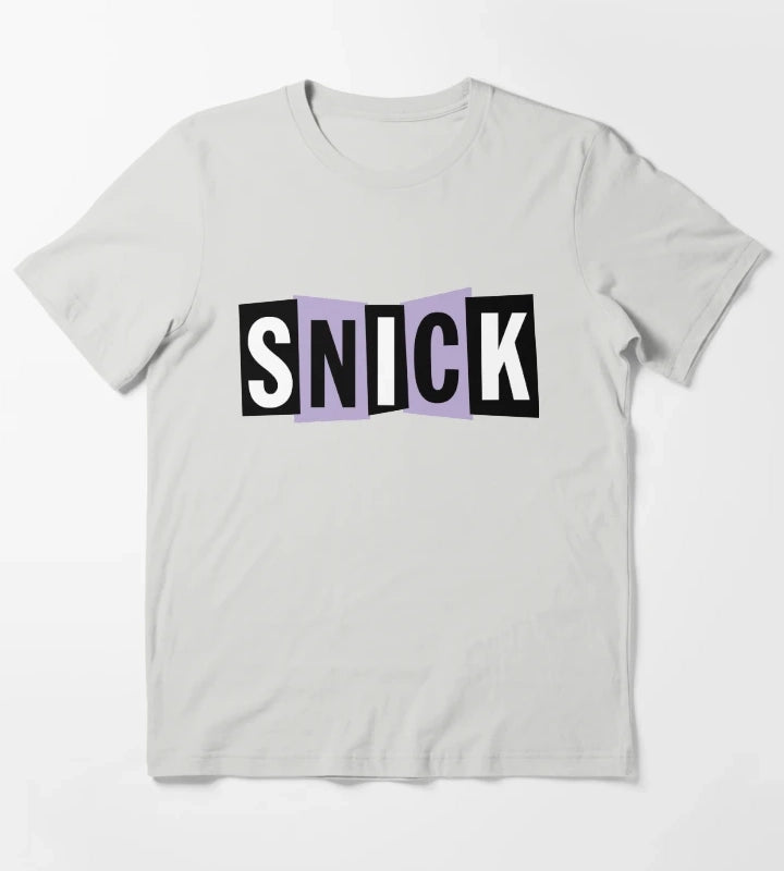 Snick Logo T-Shirt Light Grey