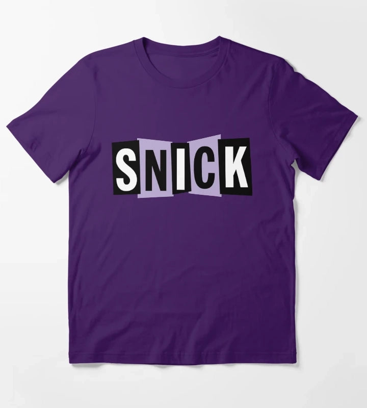 Snick Logo T-Shirt Purple