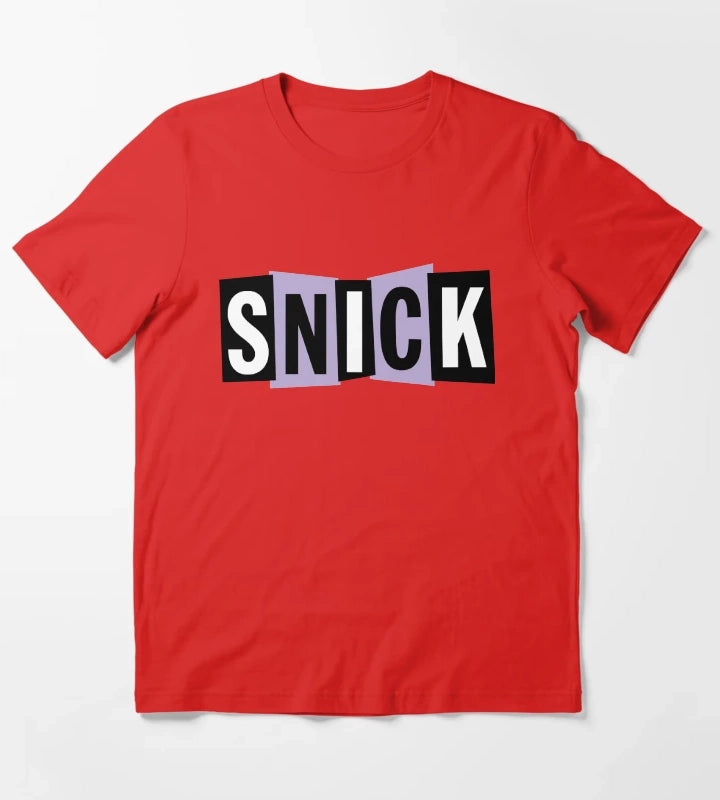 Snick Logo T-Shirt Red