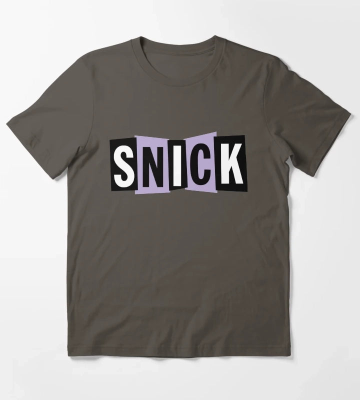 Snick Logo T-Shirt Dark Grey