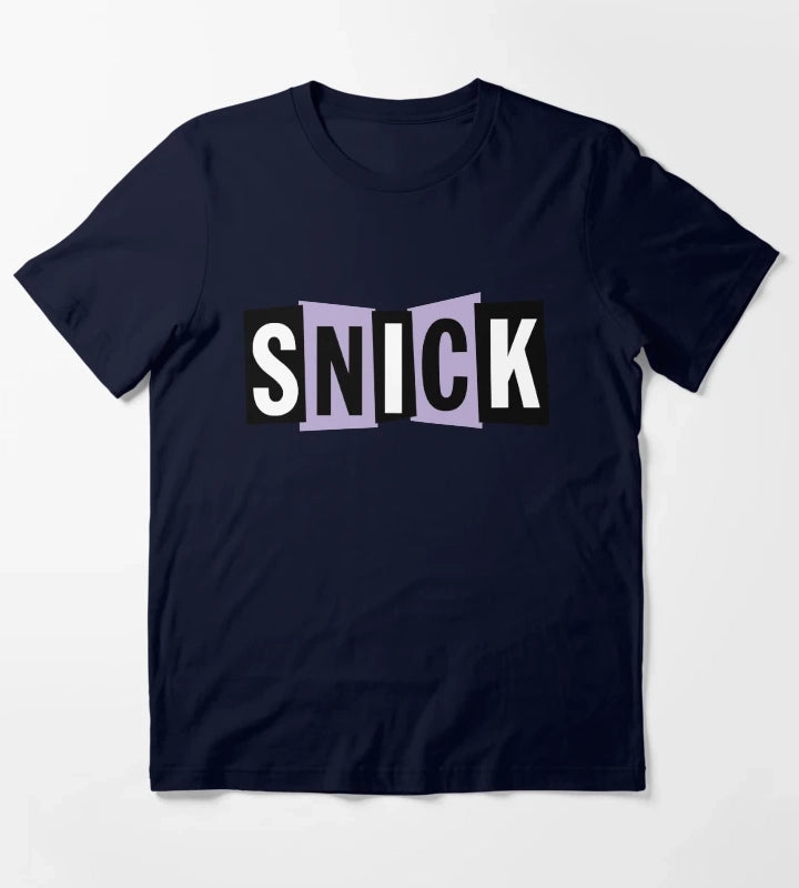 Snick Logo T-Shirt Navy