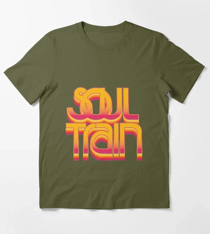 Soul Train T-Shirt Olive Green