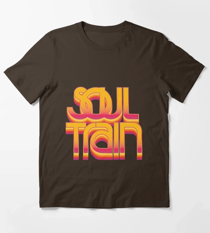 Soul Train T-Shirt Brown