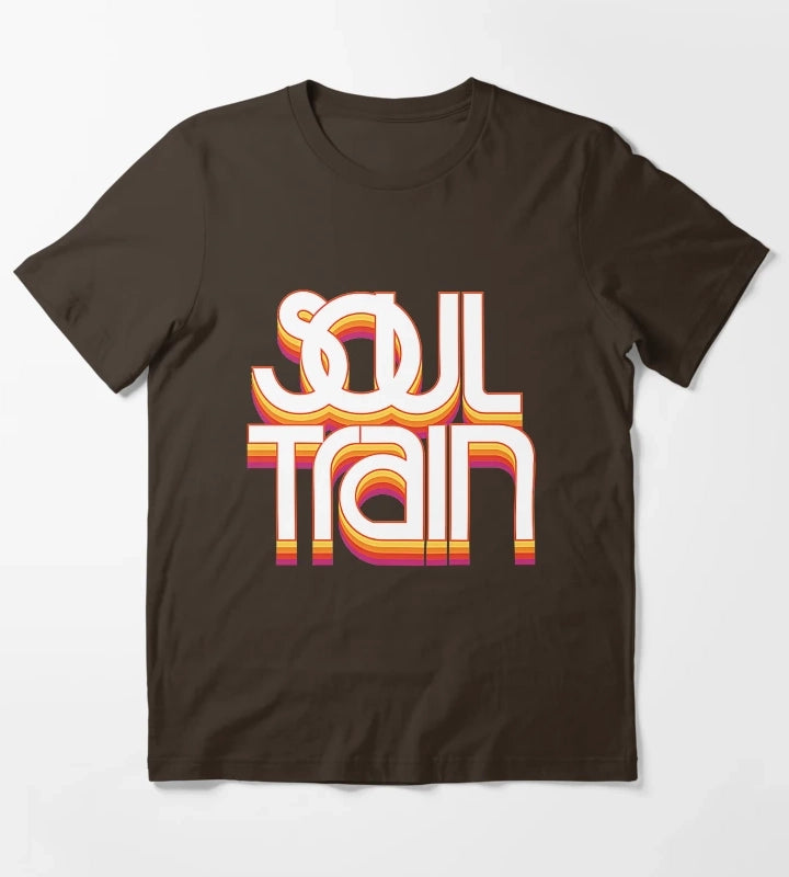 Soul Train TShirt T-Shirt Brown