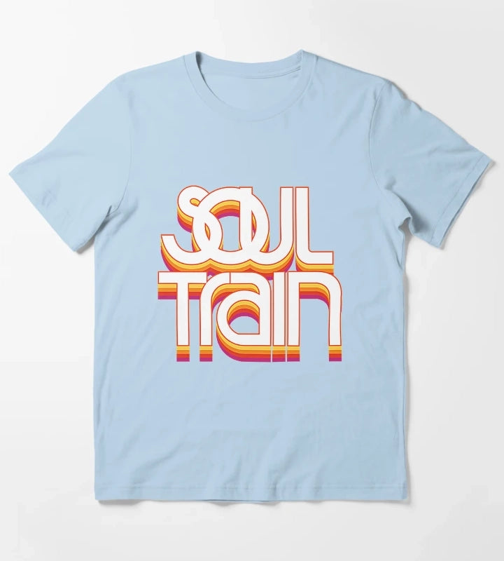 Soul Train TShirt T-Shirt Sky Blue