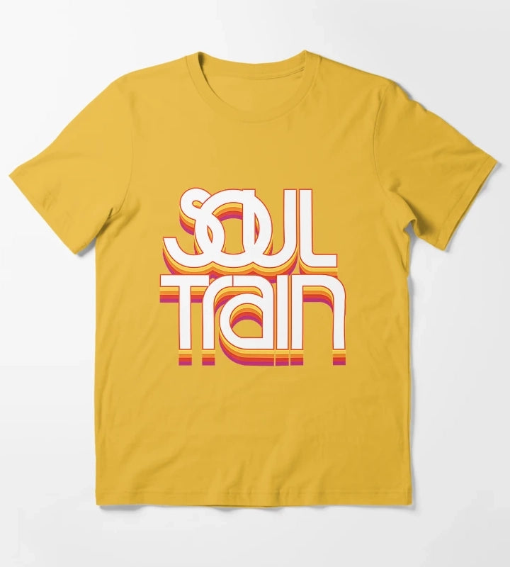 Soul Train TShirt T-Shirt Yellow