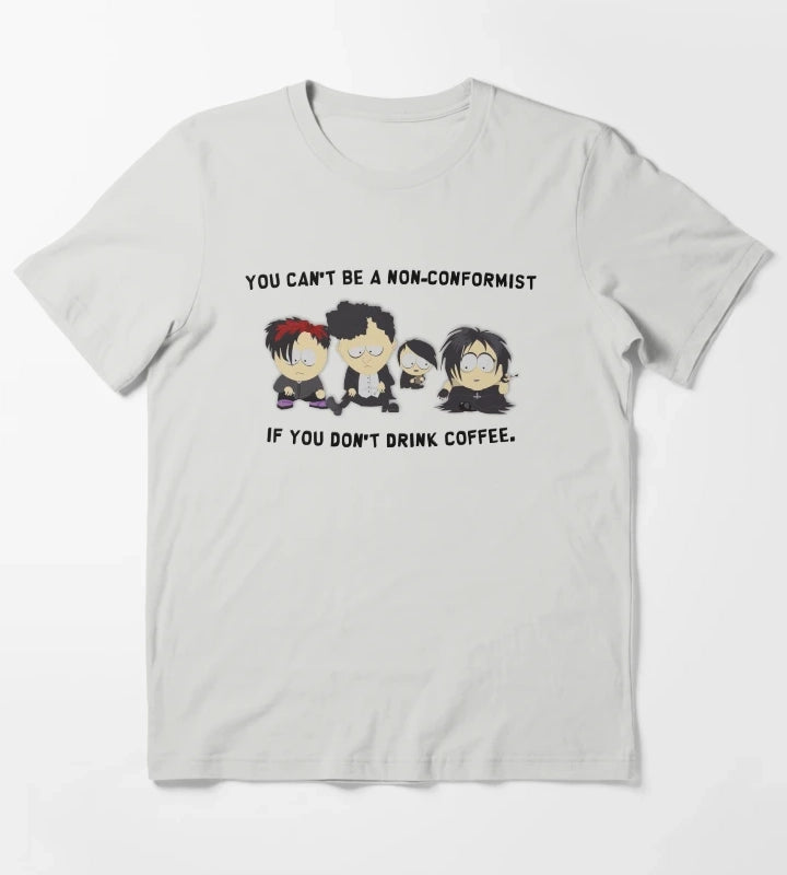 South Park Goth Kids T-Shirt Light Grey