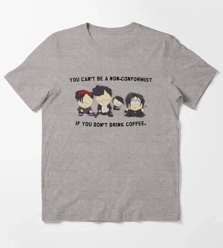South Park Goth Kids T-Shirt Heather Grey