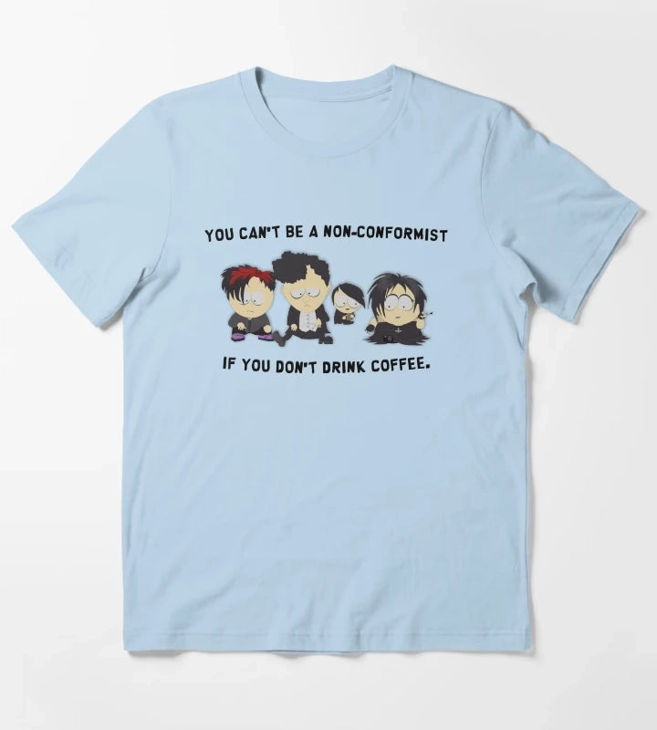South Park Goth Kids T-Shirt Sky Blue