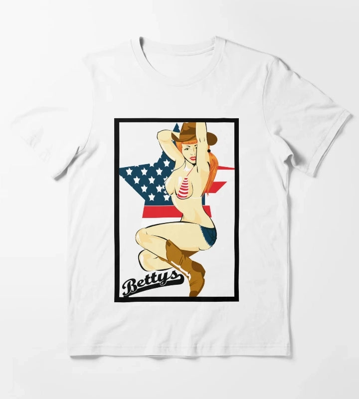 Southern Pin up T-Shirt White