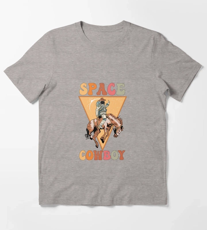 Space Cowboy T-Shirt Heather Grey